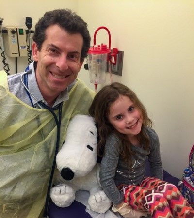 Dr. Sagel and Ryleigh Messmer