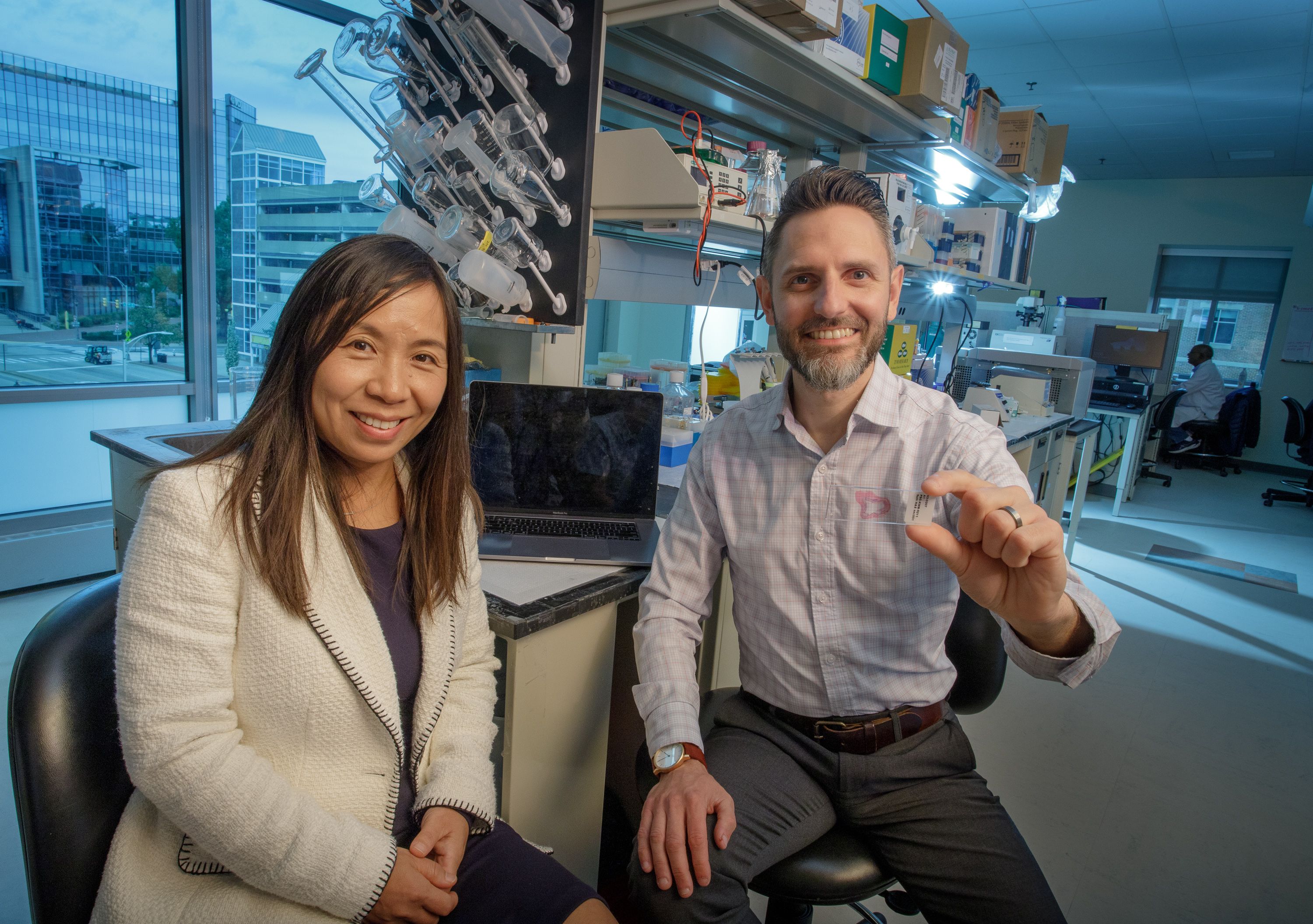 Jinze Liu, Ph.D., a professor in the School of Medicine, and Kevin Matthew Byrd, D.D.S., Ph.D., an assistant professor in the School of Dentistry, are the CTO and CEO, respectively, of Stratica Biosciences, a company with VCU roots